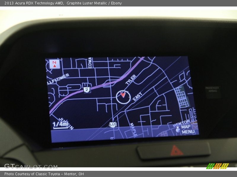 Graphite Luster Metallic / Ebony 2013 Acura RDX Technology AWD