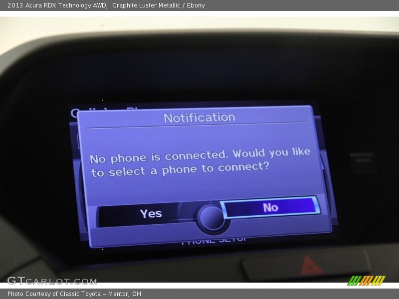 Graphite Luster Metallic / Ebony 2013 Acura RDX Technology AWD