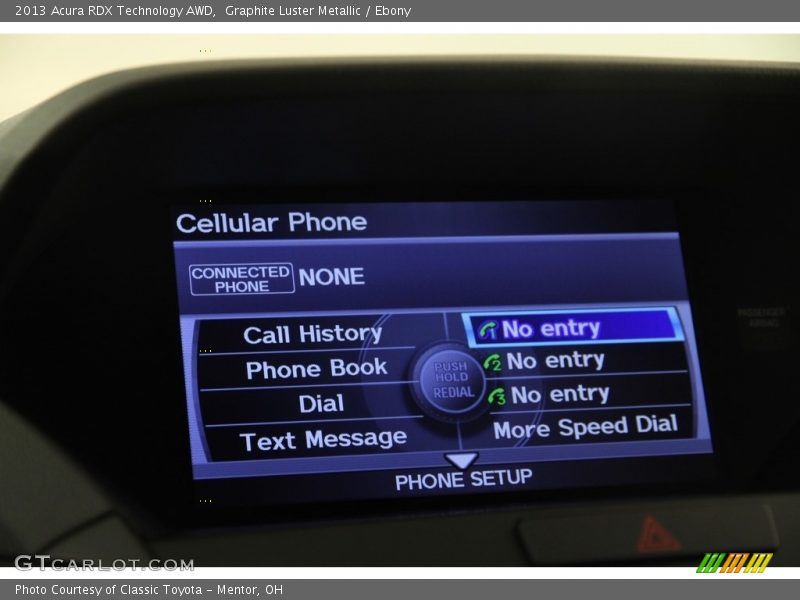 Graphite Luster Metallic / Ebony 2013 Acura RDX Technology AWD