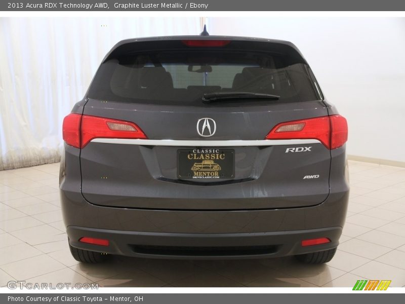 Graphite Luster Metallic / Ebony 2013 Acura RDX Technology AWD