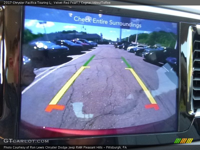 Velvet Red Pearl / Cognac/Alloy/Toffee 2017 Chrysler Pacifica Touring L