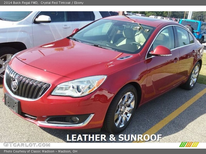Crystal Red Tintcoat / Ebony 2014 Buick Regal FWD