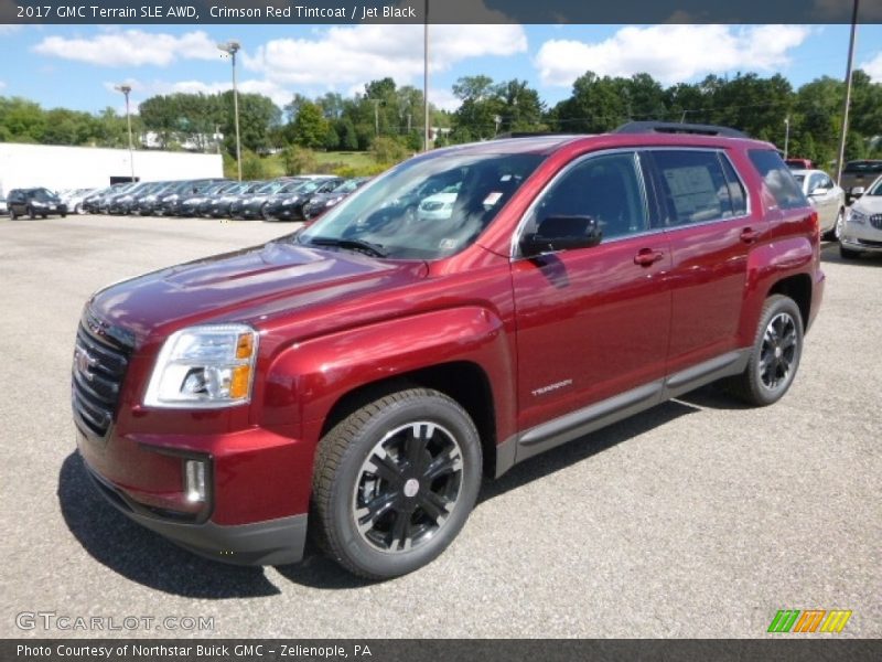 Front 3/4 View of 2017 Terrain SLE AWD