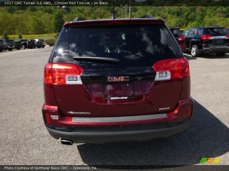 Crimson Red Tintcoat / Jet Black 2017 GMC Terrain SLE AWD