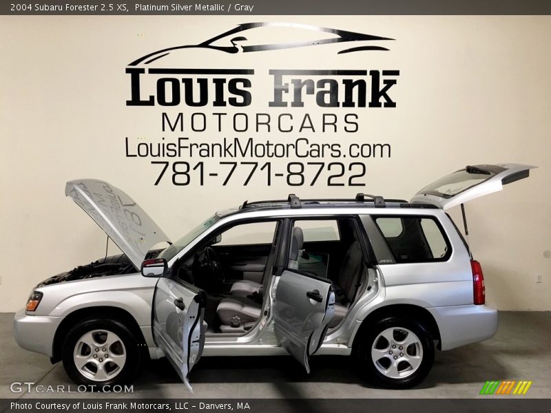 Platinum Silver Metallic / Gray 2004 Subaru Forester 2.5 XS
