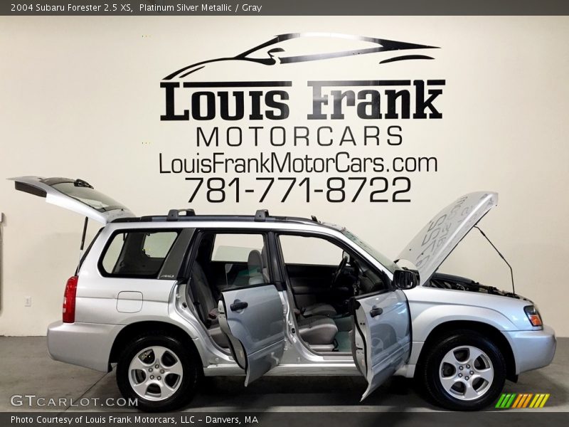 Platinum Silver Metallic / Gray 2004 Subaru Forester 2.5 XS