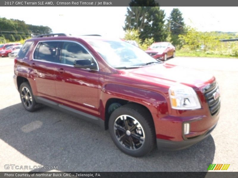 Crimson Red Tintcoat / Jet Black 2017 GMC Terrain SLE AWD