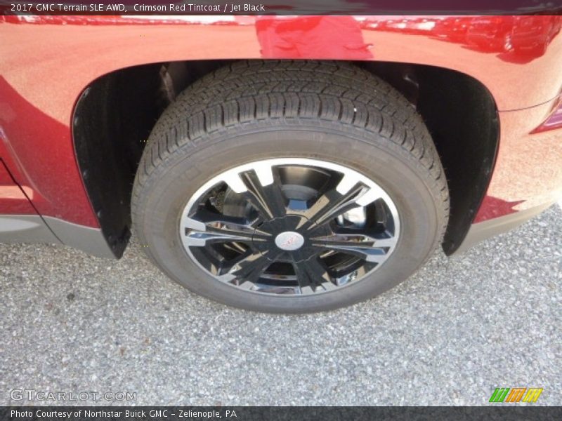 Crimson Red Tintcoat / Jet Black 2017 GMC Terrain SLE AWD