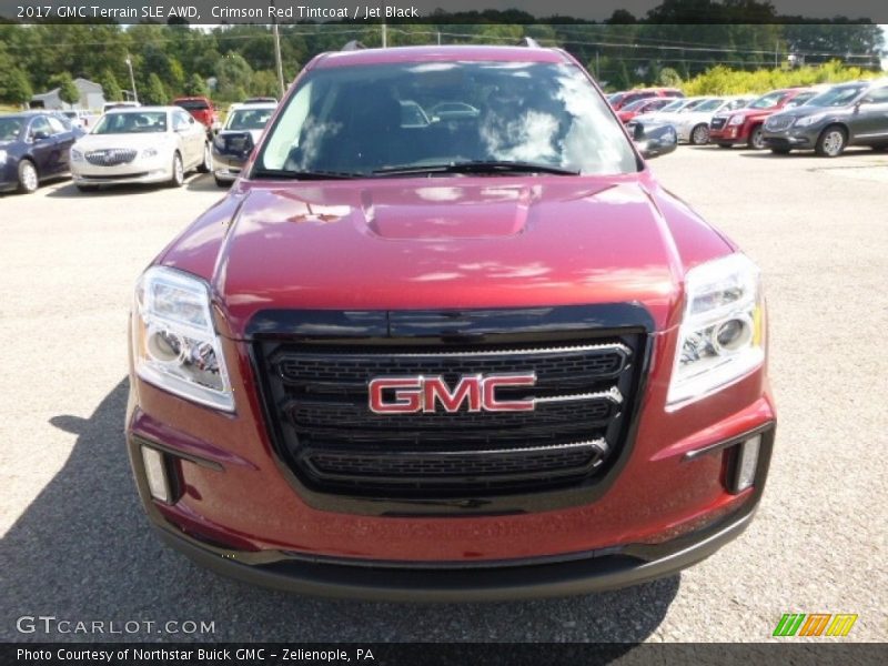 Crimson Red Tintcoat / Jet Black 2017 GMC Terrain SLE AWD