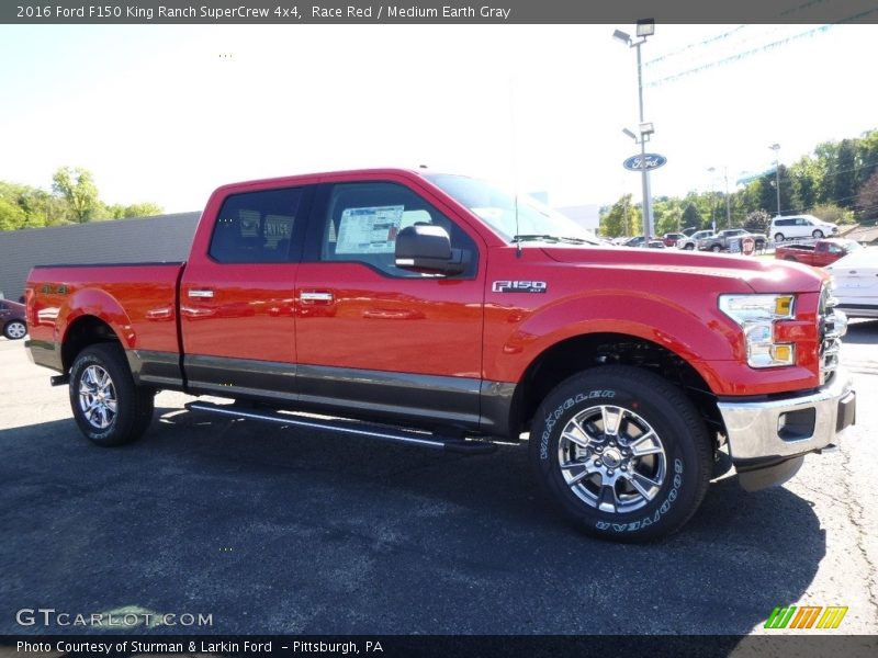 Race Red / Medium Earth Gray 2016 Ford F150 King Ranch SuperCrew 4x4