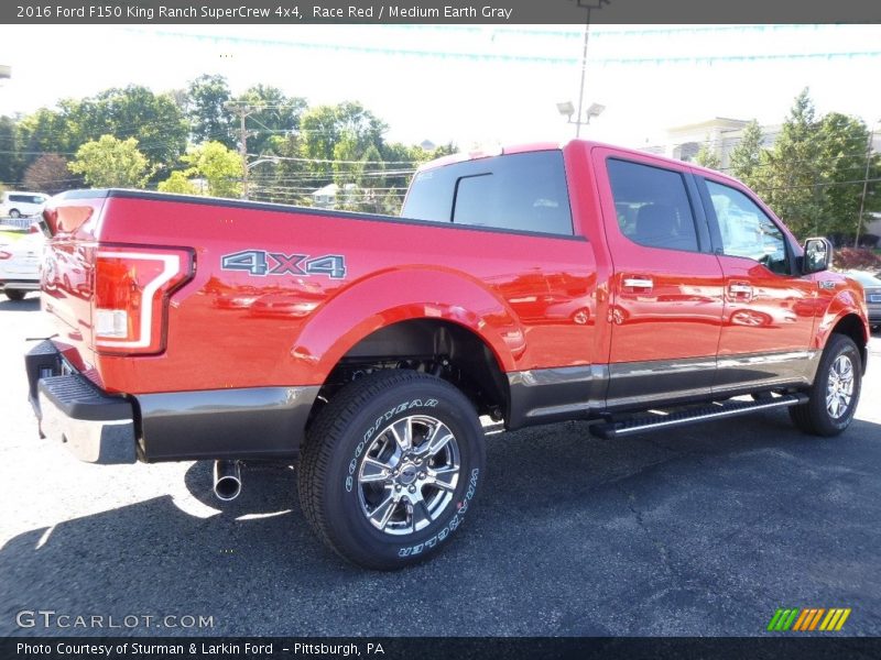 Race Red / Medium Earth Gray 2016 Ford F150 King Ranch SuperCrew 4x4