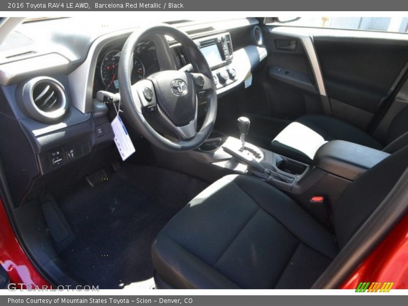 Barcelona Red Metallic / Black 2016 Toyota RAV4 LE AWD