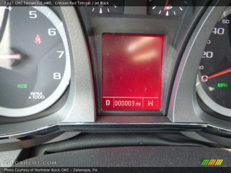 Crimson Red Tintcoat / Jet Black 2017 GMC Terrain SLE AWD