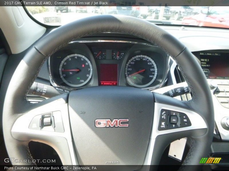 Crimson Red Tintcoat / Jet Black 2017 GMC Terrain SLE AWD