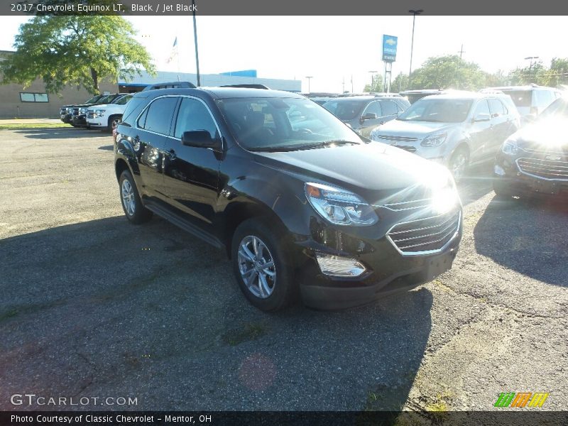 Black / Jet Black 2017 Chevrolet Equinox LT