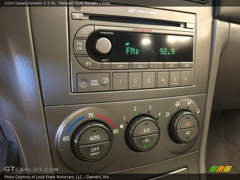 Platinum Silver Metallic / Gray 2004 Subaru Forester 2.5 XS