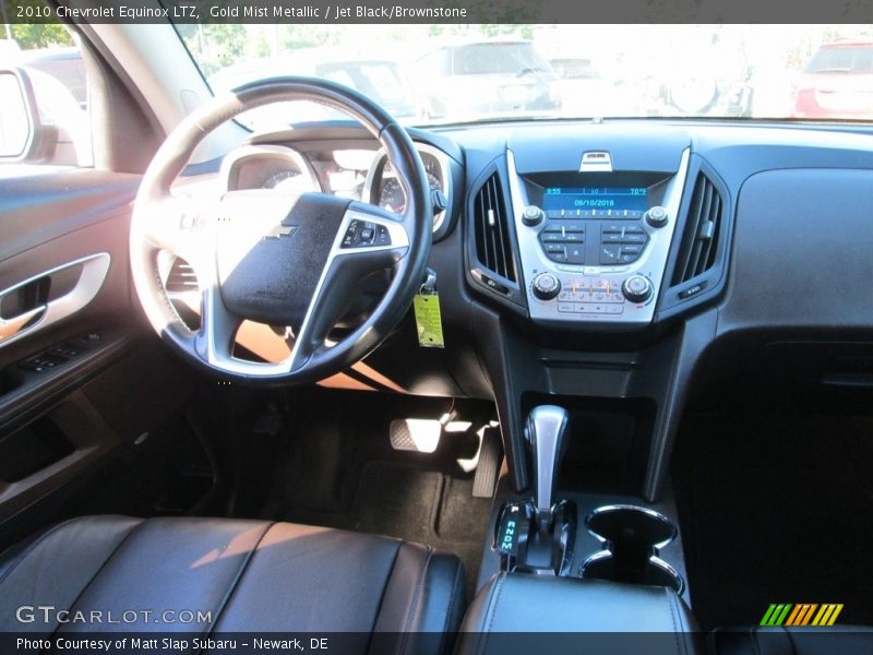 Gold Mist Metallic / Jet Black/Brownstone 2010 Chevrolet Equinox LTZ
