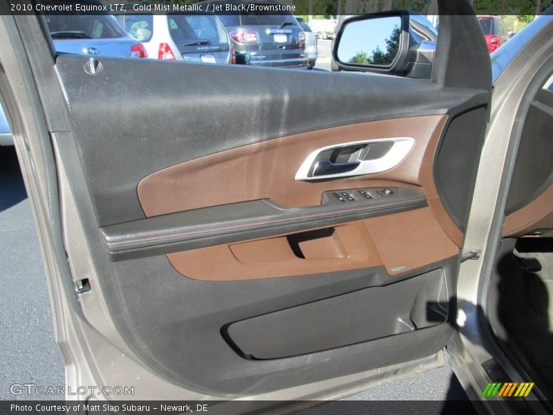 Gold Mist Metallic / Jet Black/Brownstone 2010 Chevrolet Equinox LTZ