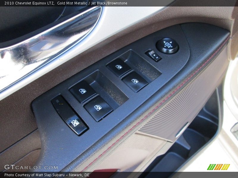 Gold Mist Metallic / Jet Black/Brownstone 2010 Chevrolet Equinox LTZ