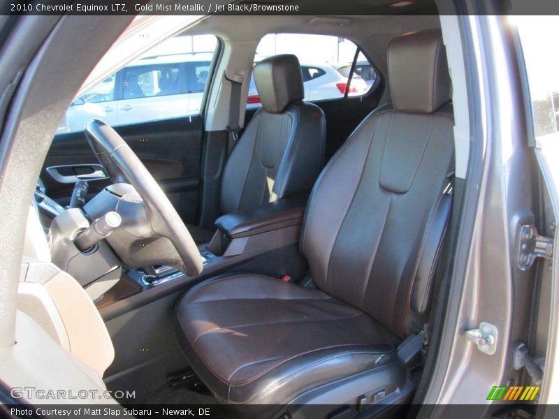 Gold Mist Metallic / Jet Black/Brownstone 2010 Chevrolet Equinox LTZ