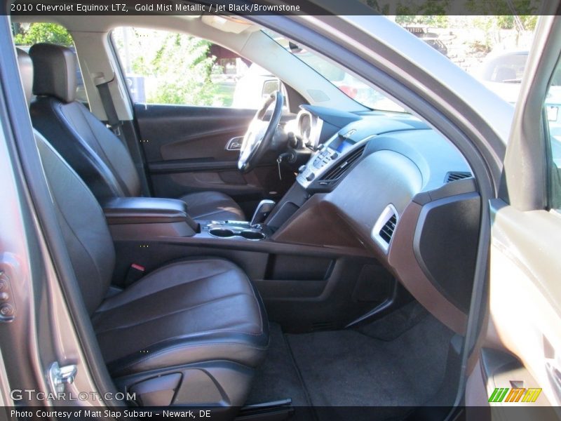 Gold Mist Metallic / Jet Black/Brownstone 2010 Chevrolet Equinox LTZ