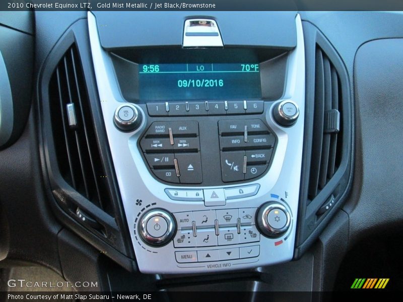 Gold Mist Metallic / Jet Black/Brownstone 2010 Chevrolet Equinox LTZ