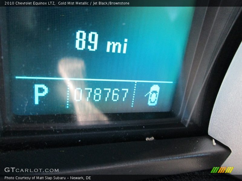 Gold Mist Metallic / Jet Black/Brownstone 2010 Chevrolet Equinox LTZ