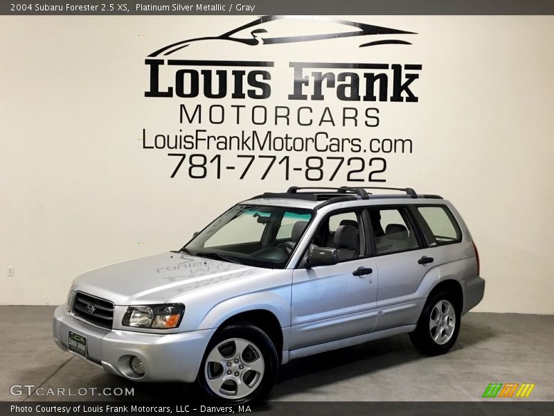 Platinum Silver Metallic / Gray 2004 Subaru Forester 2.5 XS