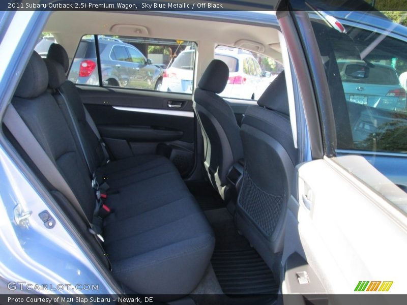 Sky Blue Metallic / Off Black 2011 Subaru Outback 2.5i Premium Wagon