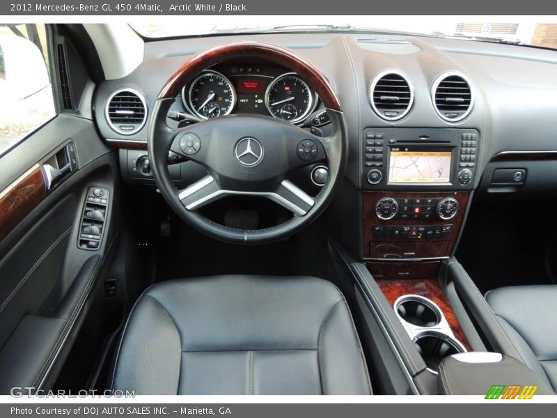Arctic White / Black 2012 Mercedes-Benz GL 450 4Matic