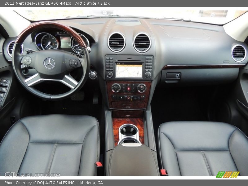 Arctic White / Black 2012 Mercedes-Benz GL 450 4Matic