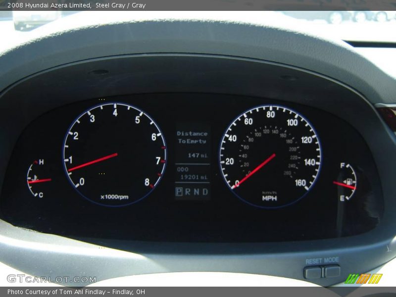 Steel Gray / Gray 2008 Hyundai Azera Limited