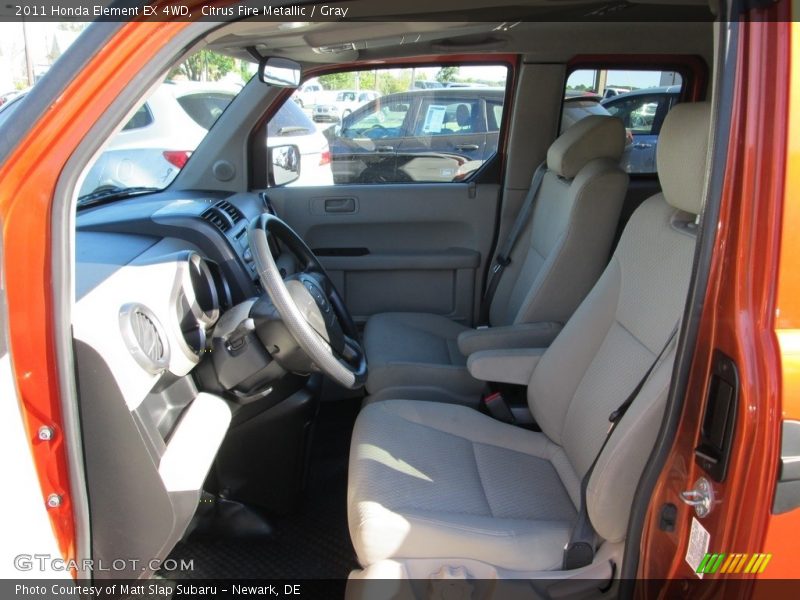 Citrus Fire Metallic / Gray 2011 Honda Element EX 4WD
