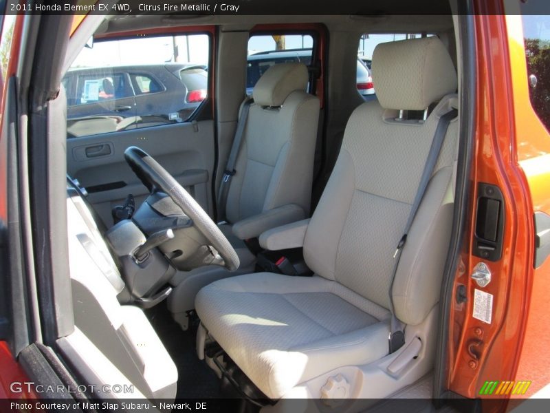 Citrus Fire Metallic / Gray 2011 Honda Element EX 4WD