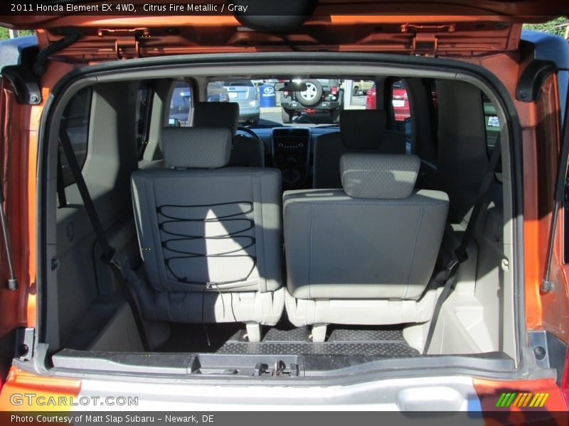 Citrus Fire Metallic / Gray 2011 Honda Element EX 4WD