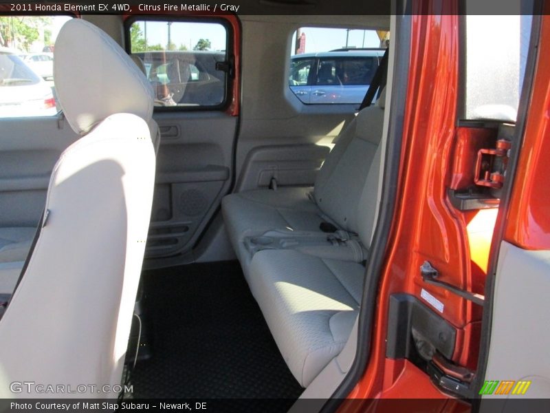 Citrus Fire Metallic / Gray 2011 Honda Element EX 4WD