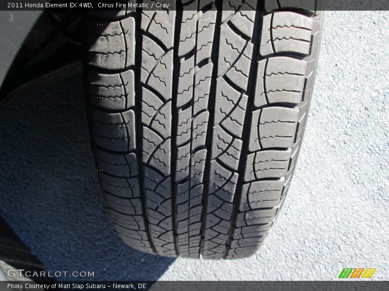 Citrus Fire Metallic / Gray 2011 Honda Element EX 4WD