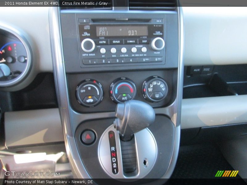 Citrus Fire Metallic / Gray 2011 Honda Element EX 4WD