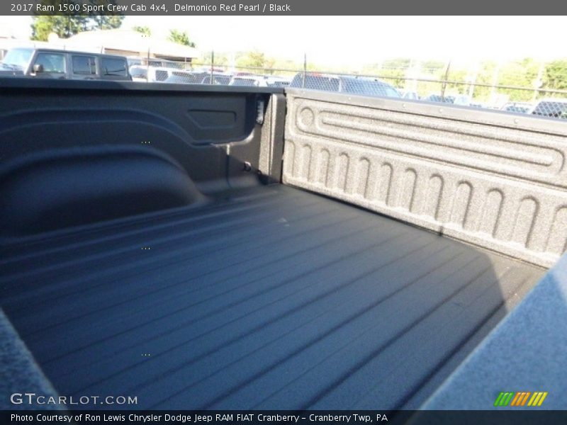 Delmonico Red Pearl / Black 2017 Ram 1500 Sport Crew Cab 4x4