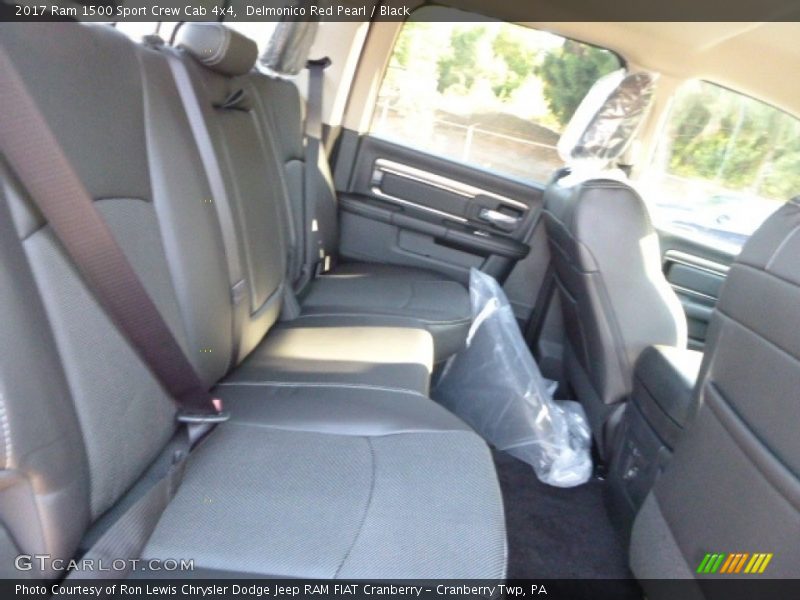 Delmonico Red Pearl / Black 2017 Ram 1500 Sport Crew Cab 4x4