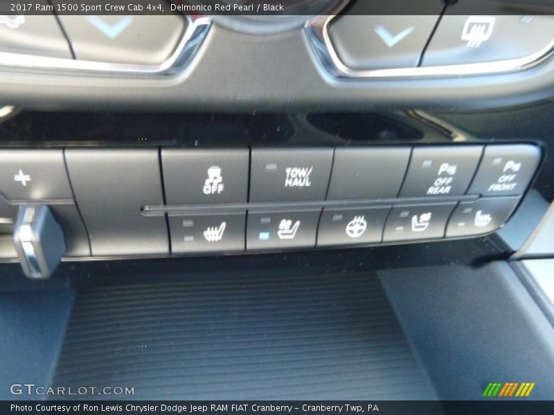 Delmonico Red Pearl / Black 2017 Ram 1500 Sport Crew Cab 4x4