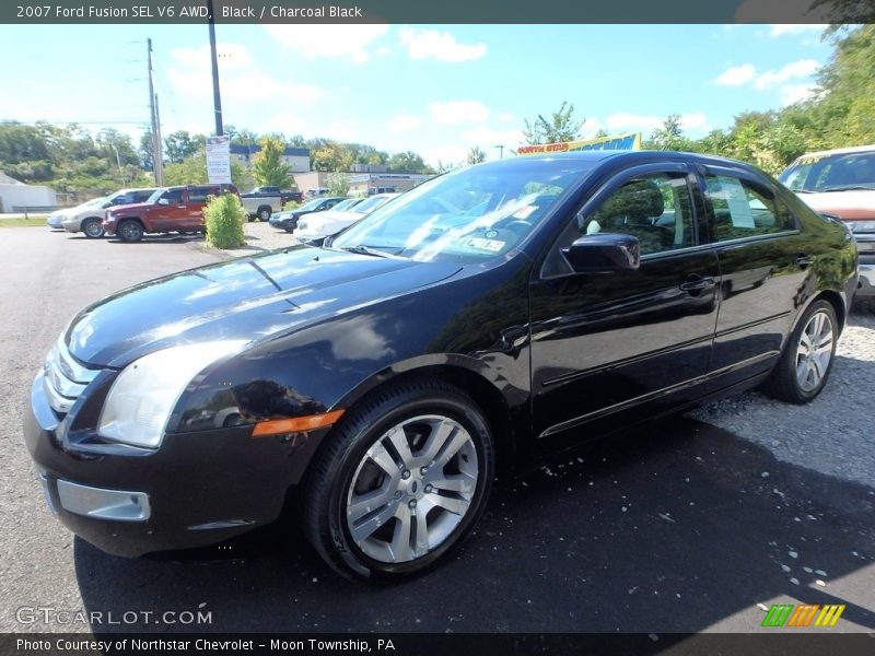 Black / Charcoal Black 2007 Ford Fusion SEL V6 AWD