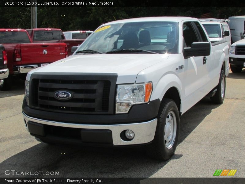 Oxford White / Medium Stone 2010 Ford F150 XL SuperCab