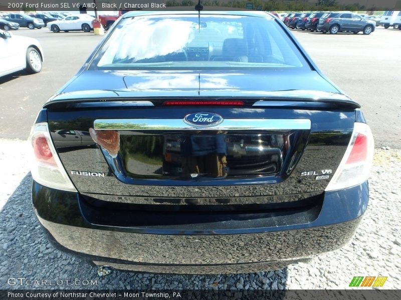 Black / Charcoal Black 2007 Ford Fusion SEL V6 AWD