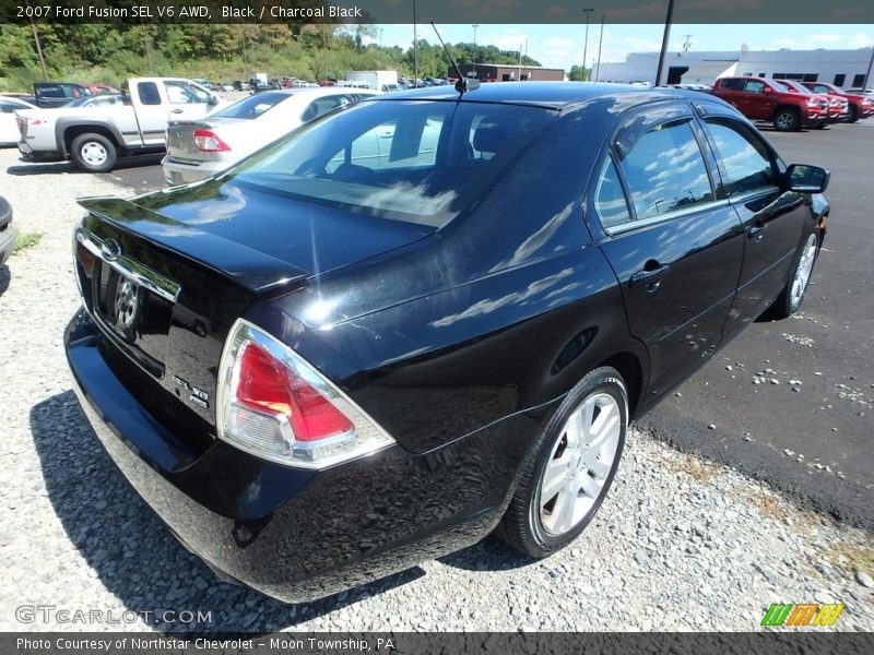 Black / Charcoal Black 2007 Ford Fusion SEL V6 AWD