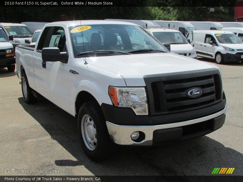 Oxford White / Medium Stone 2010 Ford F150 XL SuperCab