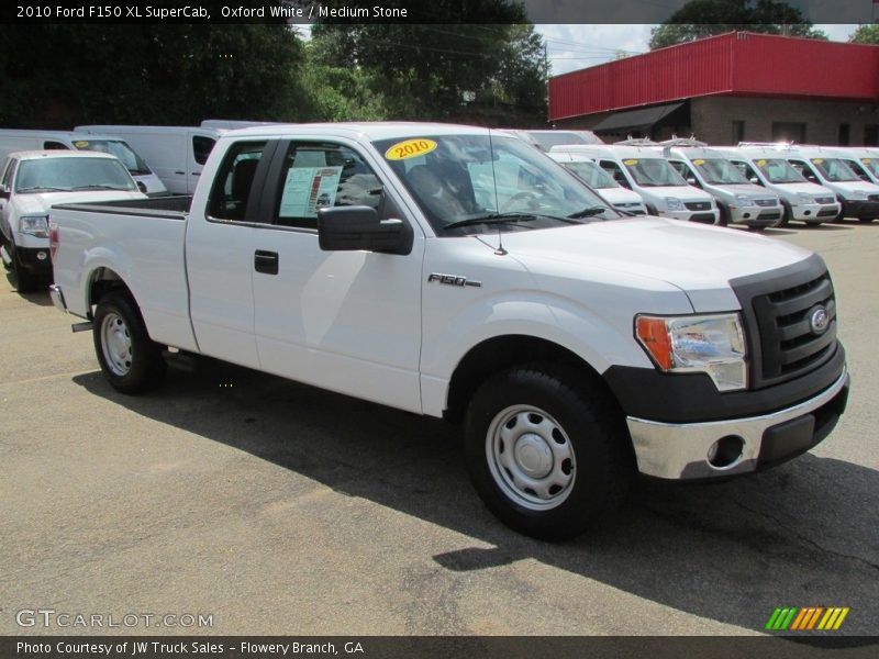 Oxford White / Medium Stone 2010 Ford F150 XL SuperCab