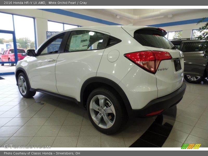 White Orchid Pearl / Gray 2016 Honda HR-V LX AWD