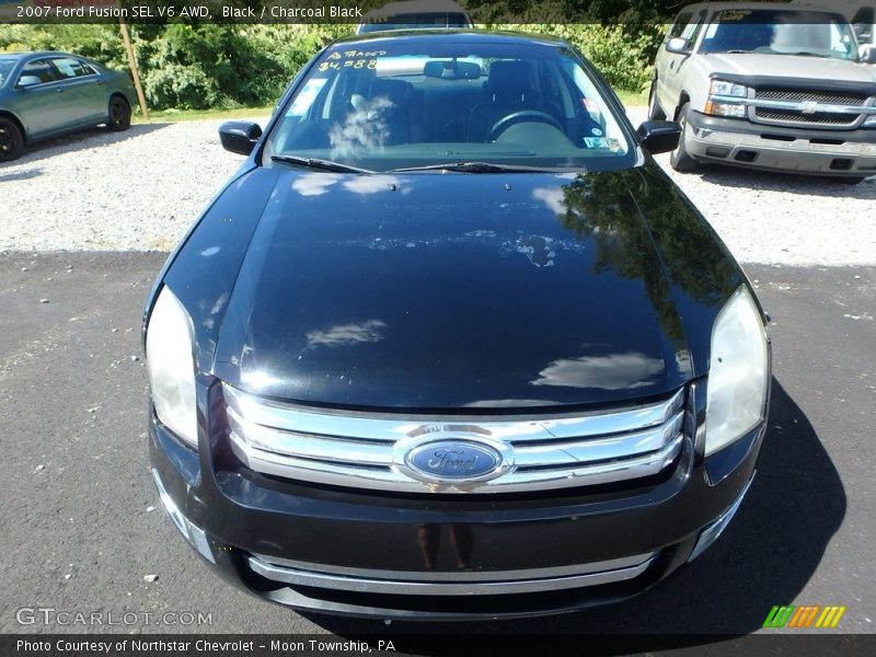 Black / Charcoal Black 2007 Ford Fusion SEL V6 AWD