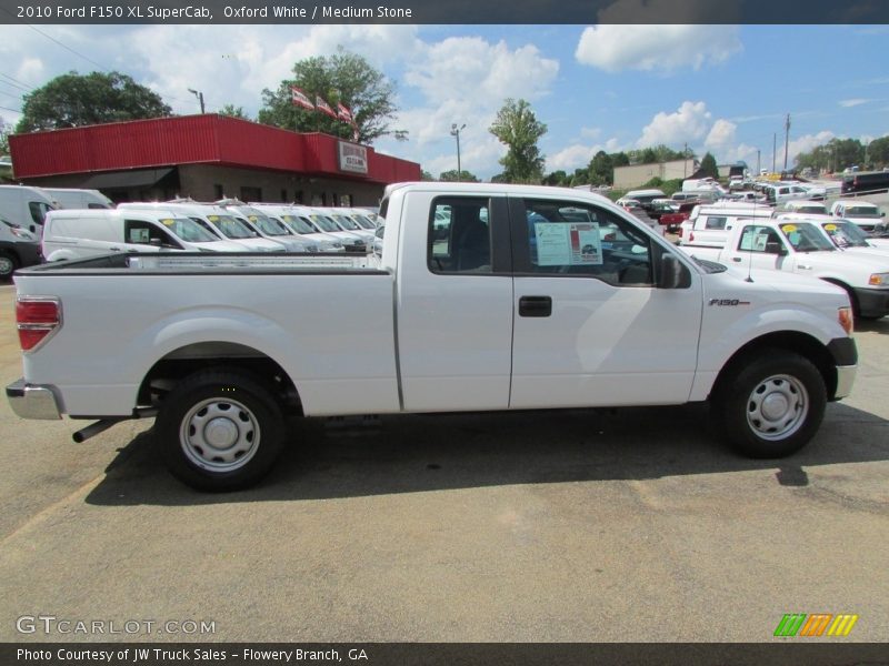 Oxford White / Medium Stone 2010 Ford F150 XL SuperCab